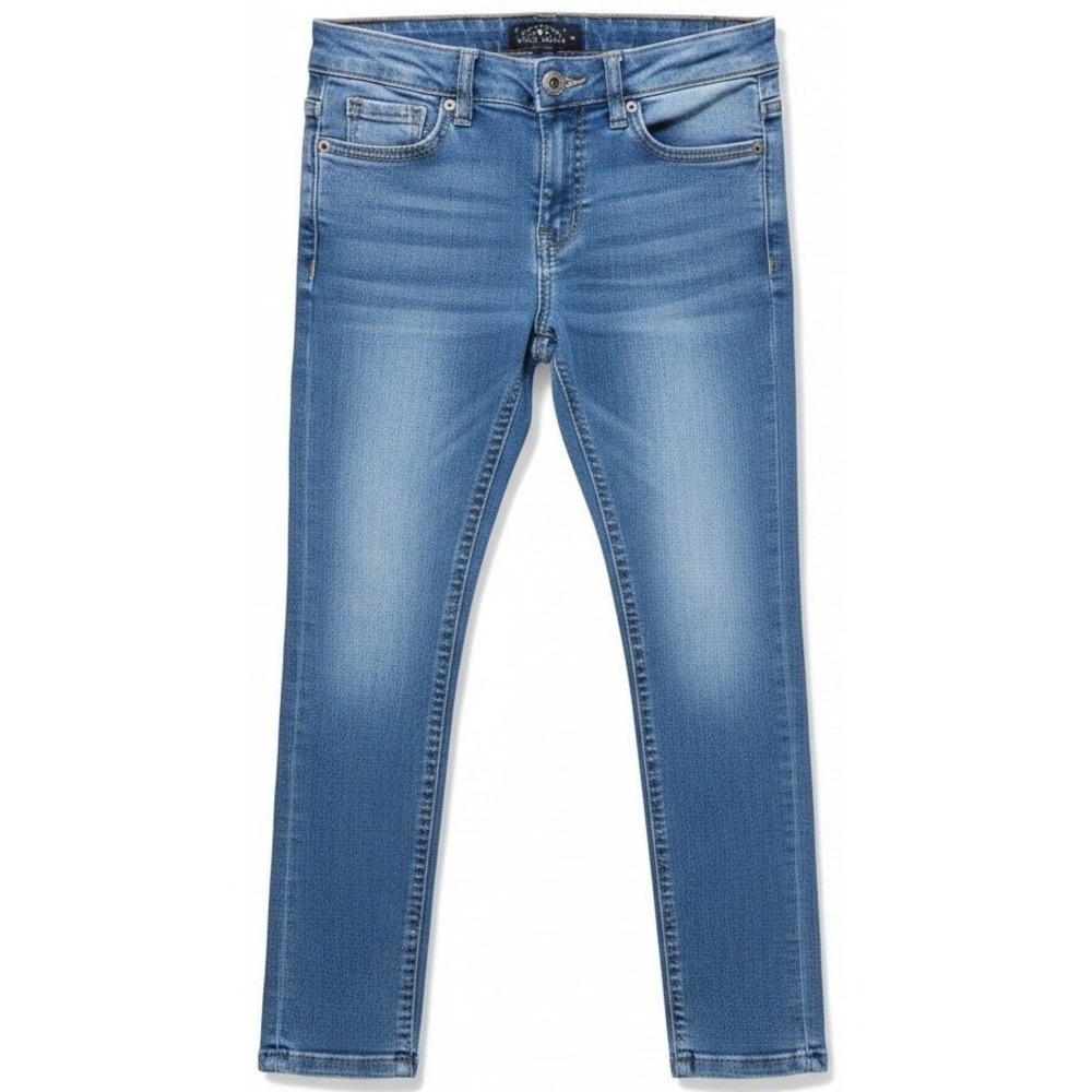 Lucky Brand Girls Size 8 Skinny Jeans Blue Stretch Denim Adjustable Waist